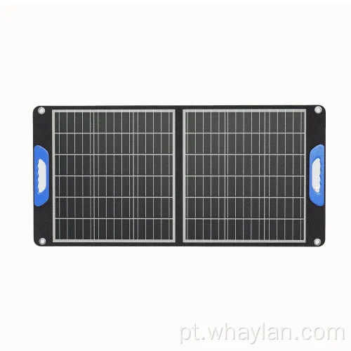 Painéis solares de acampamento dobráveis ​​portáteis à prova d'água 60W 120W